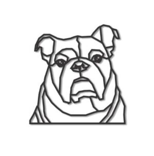bulldog geometrico