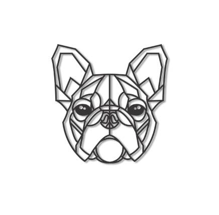 bulldog frenchbully geometrico